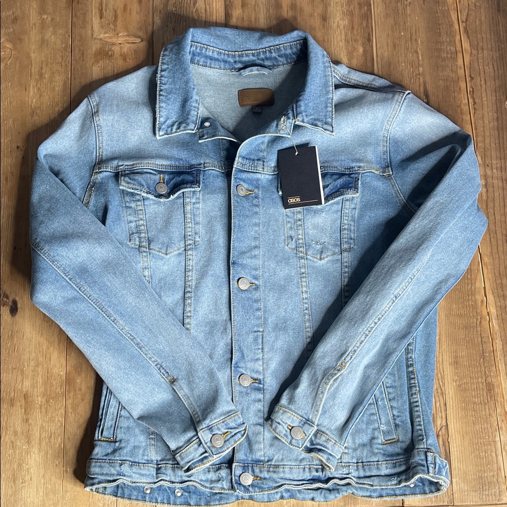 NWT ASOS Stretch Denim Jacket
